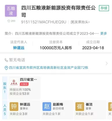 五粮液10亿跨界新能源