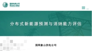 国网PPT：分布式新能源预测与消纳能力评估.pdf