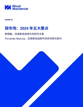 碳市场：2024五大要点--伍德麦肯兹.pdf