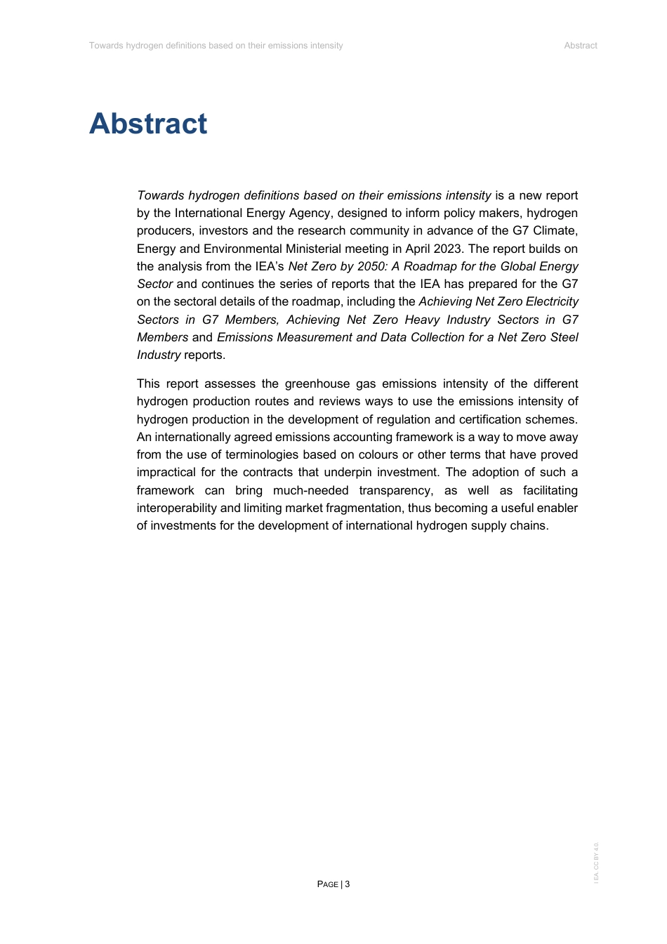 制定基于排放强度的氢定义（英文版）--国际能源署.pdf_第3页