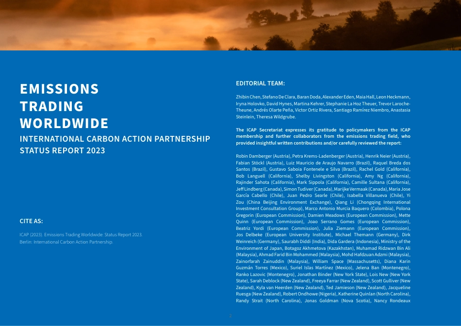 ICAP Emissions Trading Worldwide 2023 Status Report_0.pdf_第2页