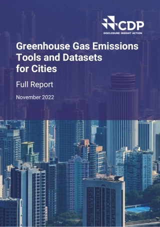 城市温室气体排放工具和数据集完整报告2022