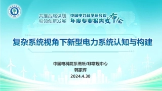 复杂系统视角下新型电力系统认知与构建