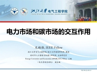 电力市场和碳市场的交互作用