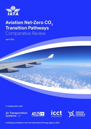航空业净零碳转型路径比较报告（英）