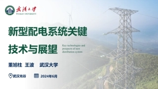 新型配电系统关键技术与展望