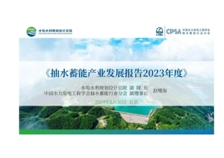 抽水蓄能产业发展报告2023年度