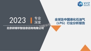 全球及中国液化石油气（LPG）行业分析报告