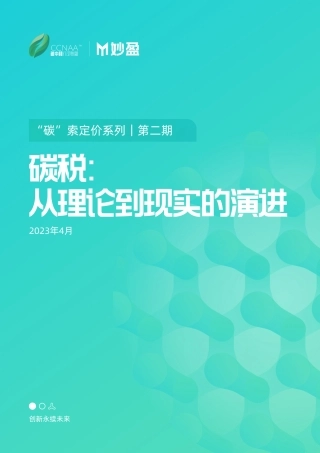 碳税：从理论到现实的演进