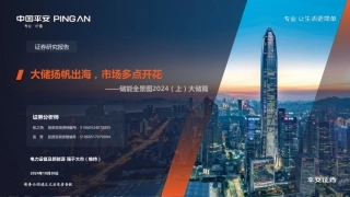 平安证券：储能全景图2024-上-大储篇：大储扬帆出海，市场多点开花