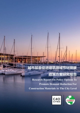城市层面促进建筑领域节材降碳政策方案研究报告