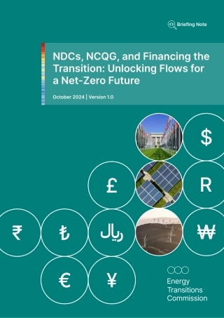 NDC、NCQG 和转型融资：释放流量，实现净零未来（英文版）