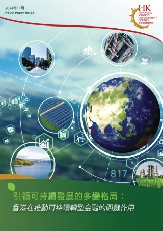 引领可持续发展的多变格局： 香港在推动可持续转型金融的关键作用