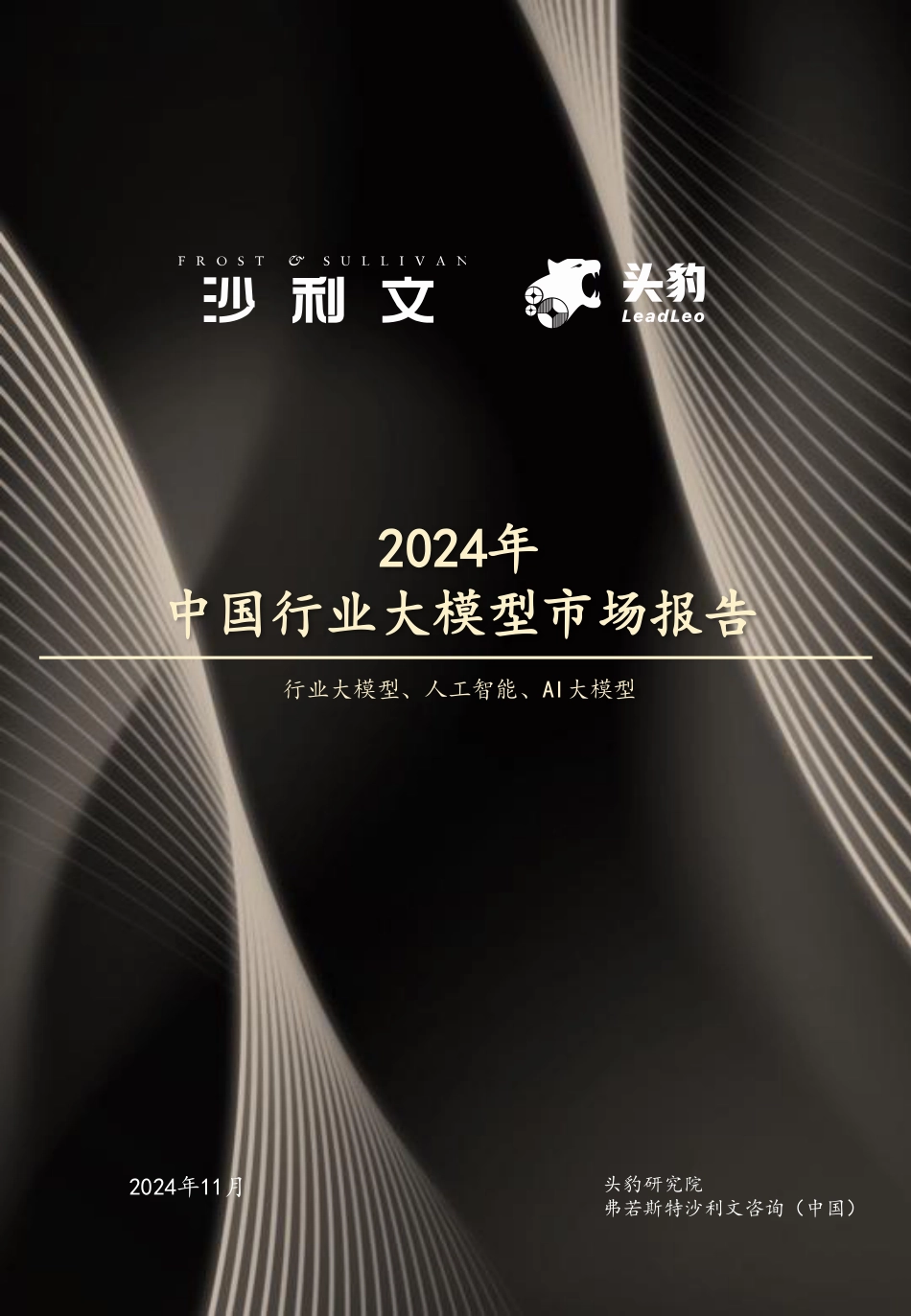 2024年中国行业大模型市场报告_第1页