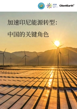 加速印尼能源转型：中国的关键角色