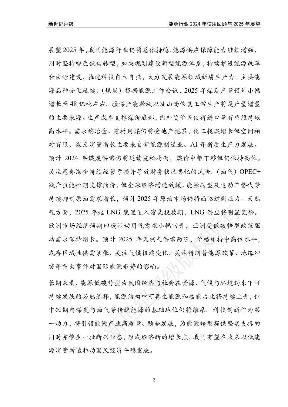 能源行业2024年信用回顾与2025年展望_第3页