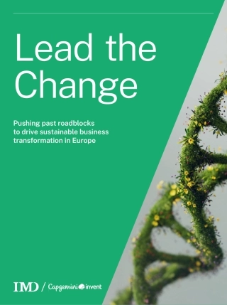 引领变革突破障碍：推动欧洲可持续商业转型白皮书（英文版）