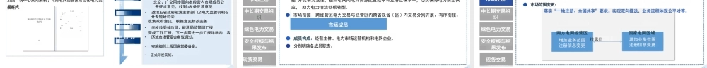 广州电力交易中心PPT：跨经营区常态化电力交易机制交流
