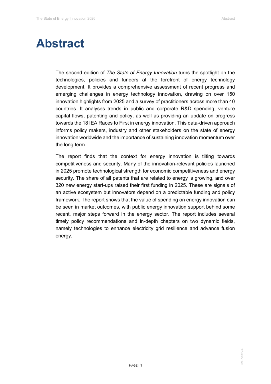 【英文】国际能源署IEA：全球能源创新现状2026_第3页