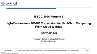 【英文】浙江大学PPT：下一代计算中从云端到边缘应用的DC-DC转换技术