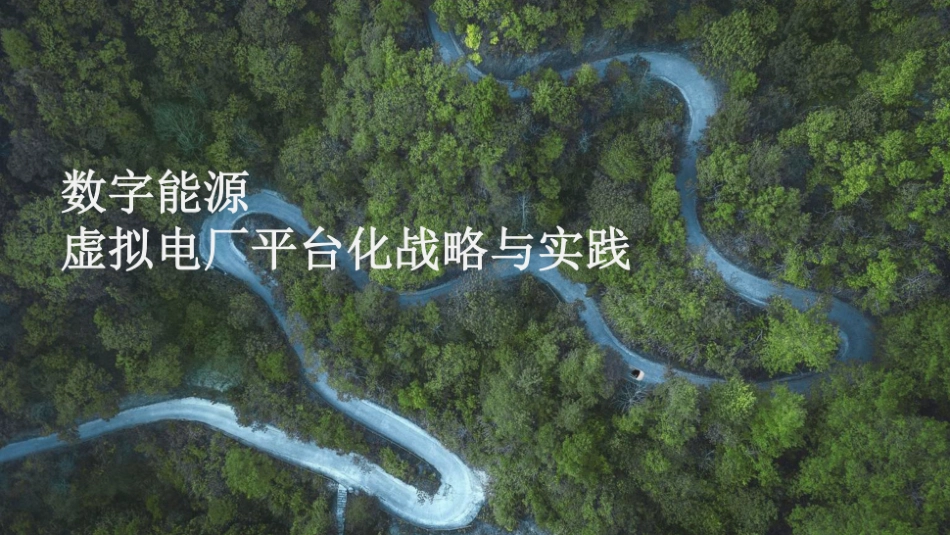 PPT：数字能源虚拟电厂的全场景实践方案_第1页