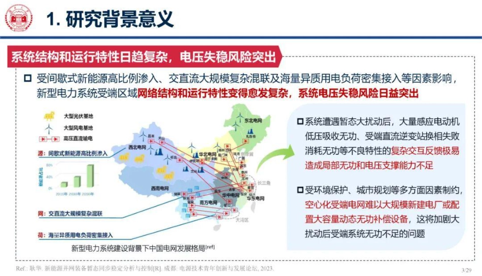 湖南大学PPT：数据驱动的电力系统暂态电压稳定感知与控制_第3页